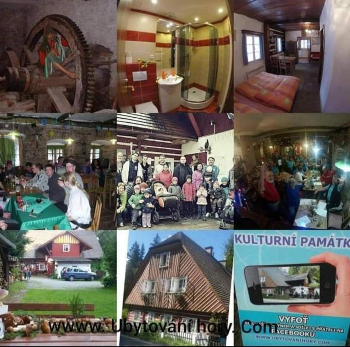 Roubenka Mlyn U Skaly Destne V Orlickych Horach Volne Terminy 5 Bytu Extérieur photo